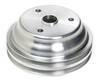 Trans-Dapt Performance - Trans-Dapt Performance CRANKSHAFT Pulley; 2 Groove; CHEVROLET 283-350;LONG W/P-Machined ALUMINUM 9485 - Image 2