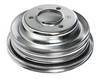 Trans-Dapt Performance - Trans-Dapt Performance CRANKSHAFT Pulley; 3 Groove; CHEVROLET 396-454; LONG Water Pump-CHROME 9724 - Image 3