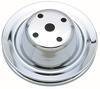 Trans-Dapt Performance WATER PUMP Pulley; 1 Groove; 1969-1985 CHEVROLET 283-350; LONG Water Pump-CHROME 9604
