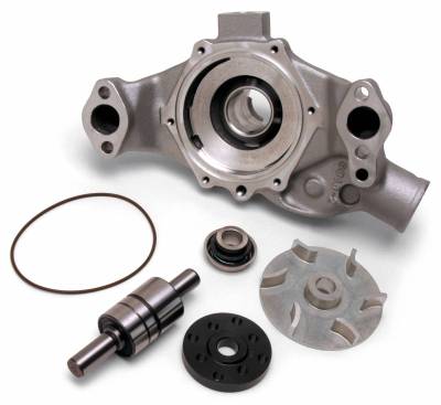 Edelbrock - Water Pump for Small-Block Chevy in Satin Finish (Short) - 8810 - Image 2