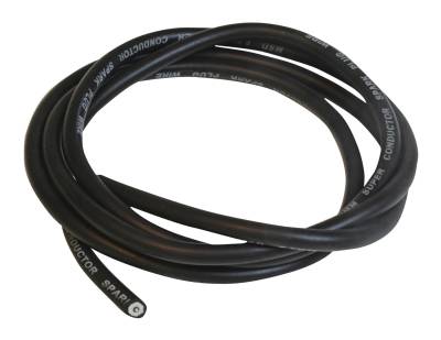 Ignition Wire and Related Components - Spooled Spark Plug Wire - MSD - Super Conductor Bulk Wire, Black 6' - 34033