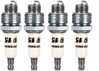 Secondary Ignition - Spark Plug - MSD - Spark Plug, 15IR4, 4-Pack - 37374