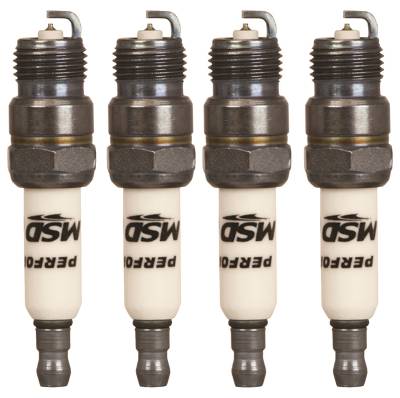 MSD - Spark Plug, 6IR6YS, 4-Pack Short Style - 37414