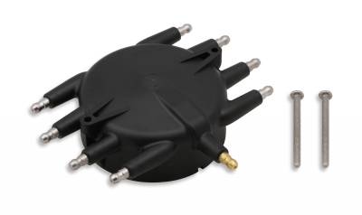 Distributor and Magneto - Distributor Cap and Rotor Kit - MSD - Dist.Cap,Black Crab Cap,HEI,84893/63 - 85413