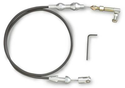Cylinder Block Components - Throttle Cable and Automatic Transmission Kickdown Cable Bracket - Lokar - Lokar Universal Throttle Cable 24" - TC-1000U